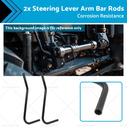 2X Steering Lever Arm Bar Rod for Bobcat Loader 653 751 753 763 (N/A)
