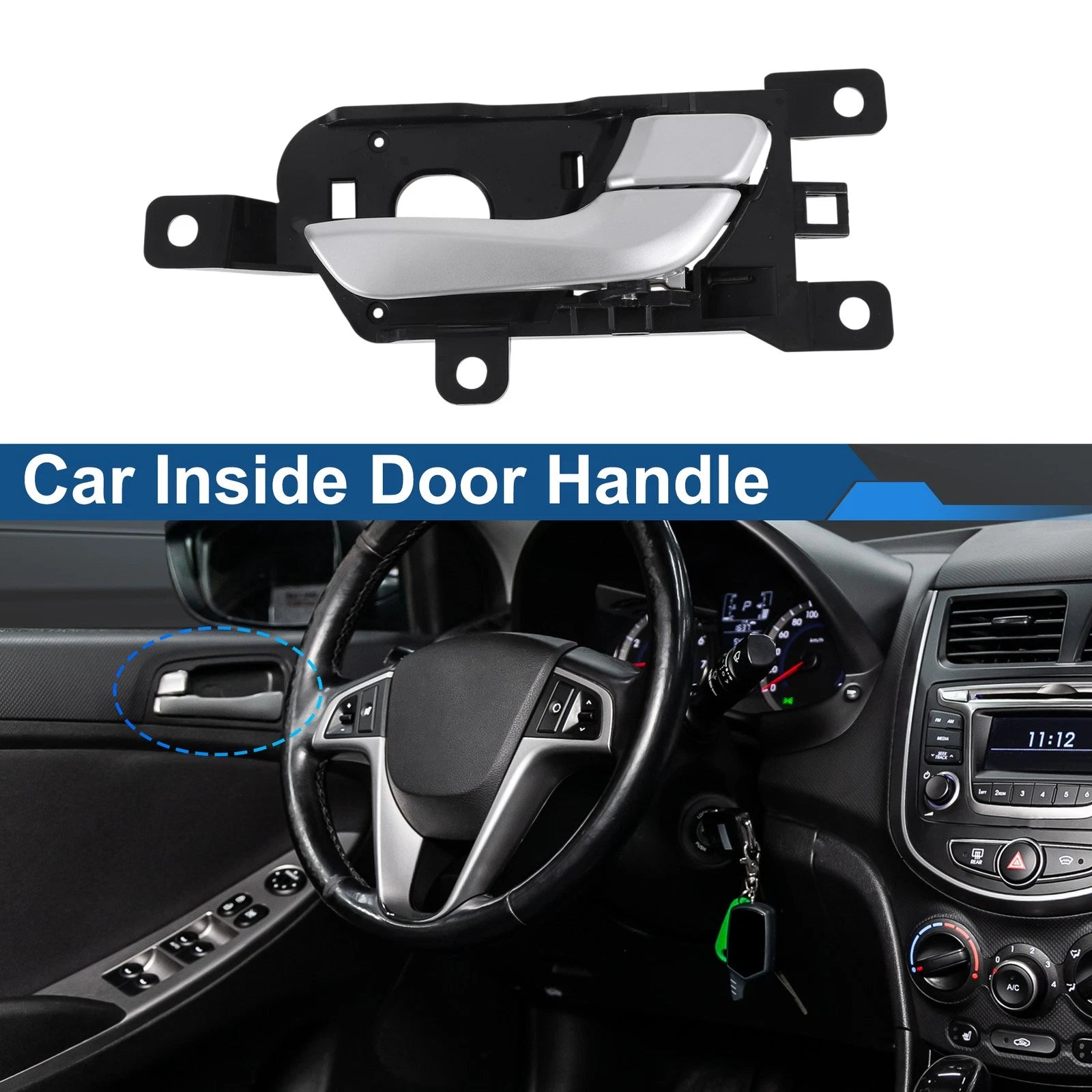 Interior Door Handle Replacement for Hyundai Santa Fe (2013–2018)
