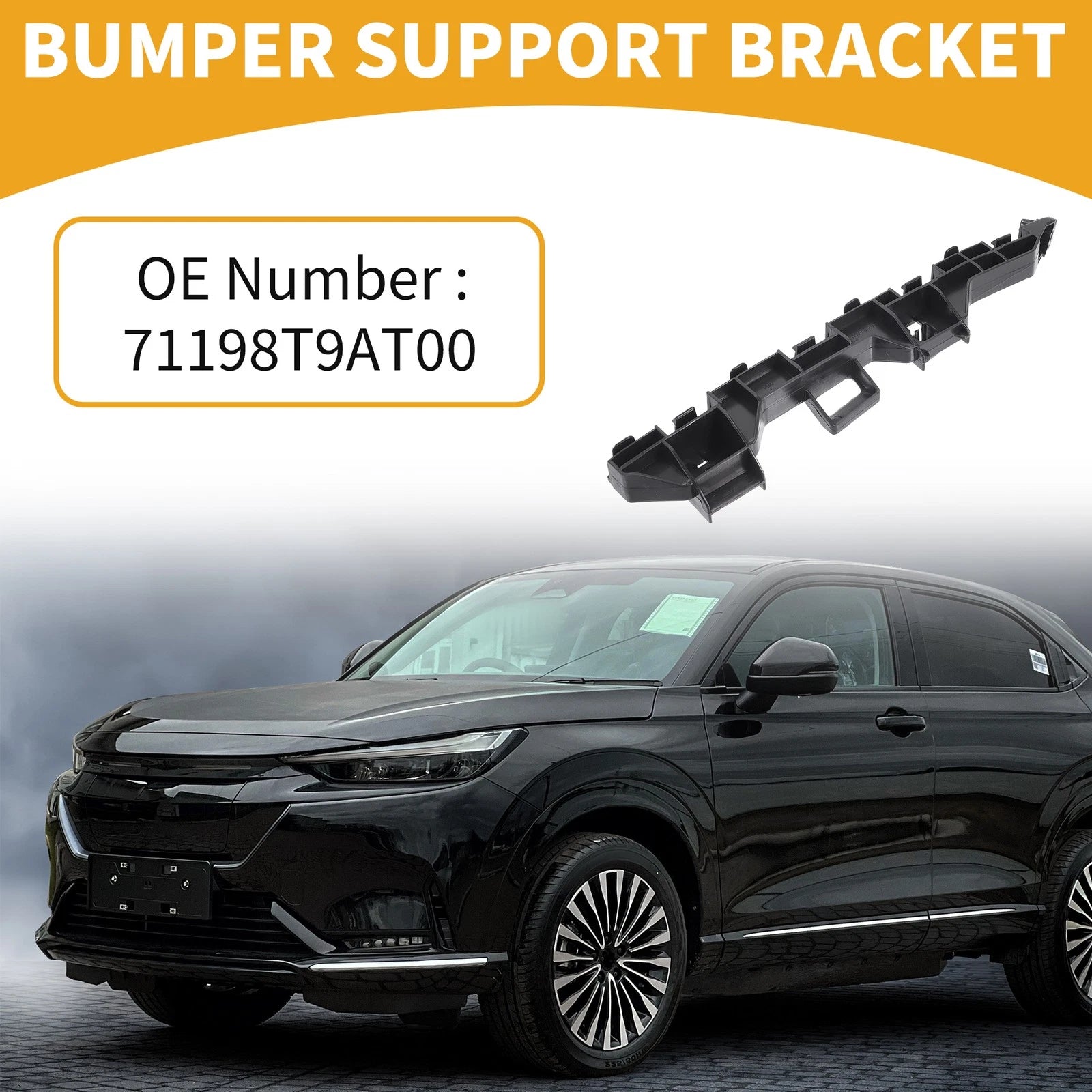 LH Side Rear Bumper Support Bracket Replacement for Honda City (2014–2016)