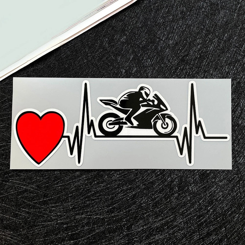 High Durability Heartbeat Trackpad Stickers for Motorcycle and For Scooter Use