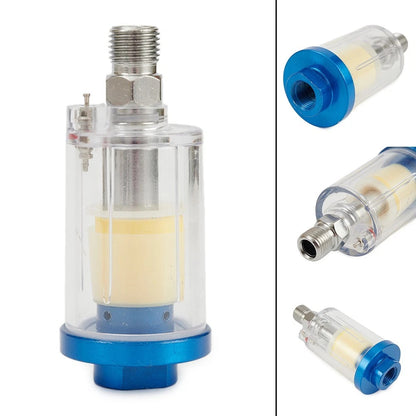 1/4 Spray Paint Air Regulator Gauge Kit with Separator Filter Tool