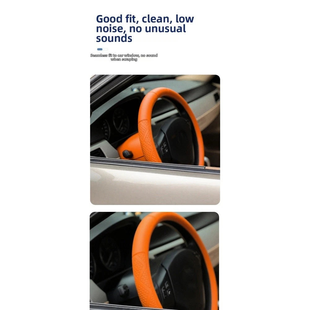 Flexible Rubber Side Window Scraper for Most Car Models (Fits 98%)