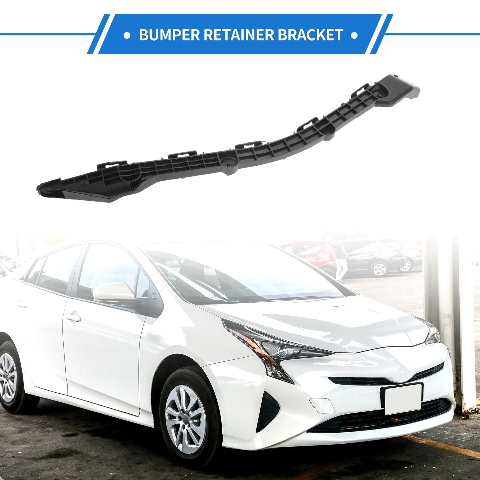 Left Rear Bumper Retainer Bracket Replacement for Toyota Corolla (2014–2019)
