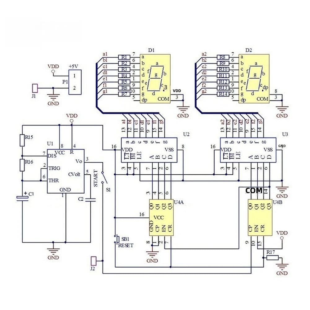 Timer Kit for Electronic Skill Training (99-Second)