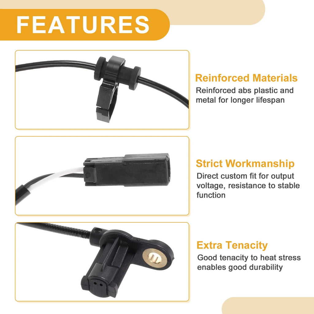 ABS Wheel Speed Sensor Rear Right Replacement for Ford Escape (2013–2019)