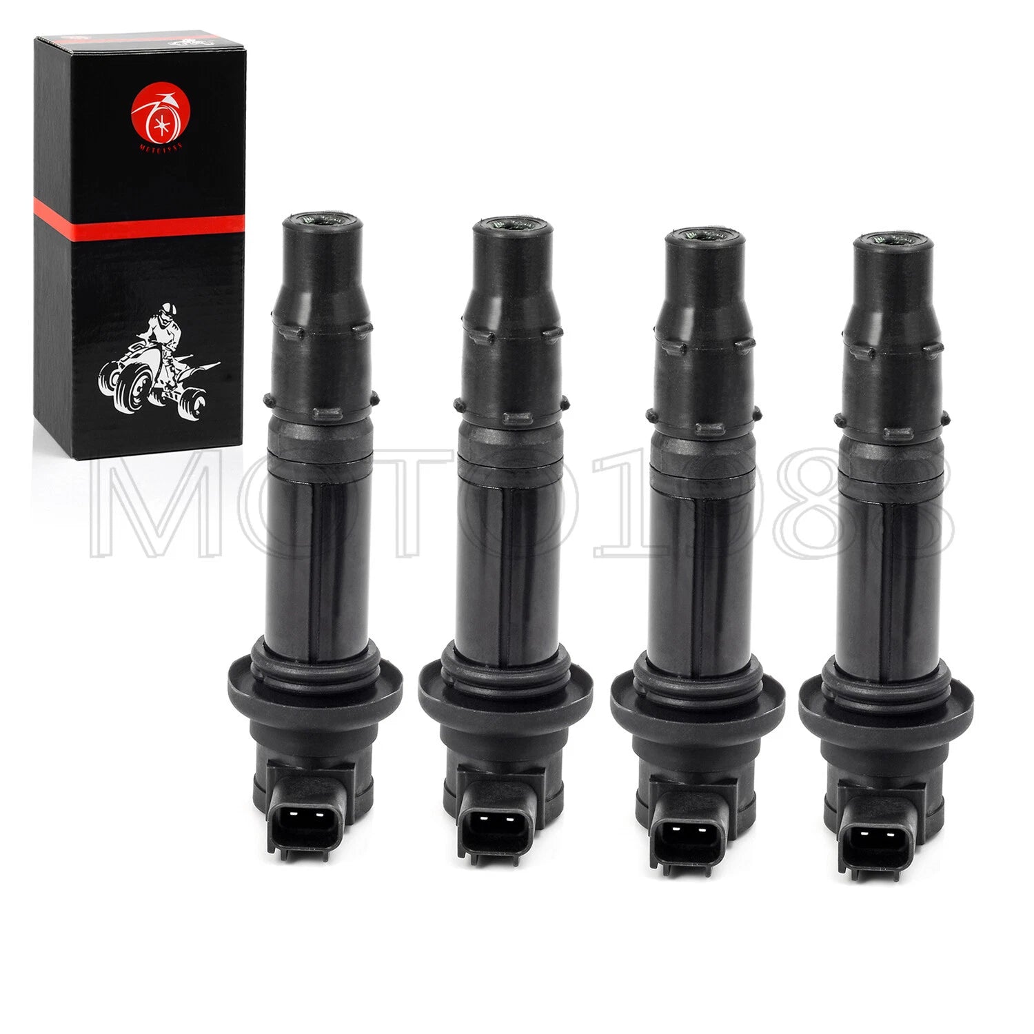 Set of 4 Ignition Coils for Yamaha (5PW-82310-00-00, 5VY-82310-00-00, 2C0-82310-00-00)