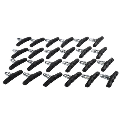 Set of 12 Brake Pads for Bicycle (70mm Symmetrical Thread)
