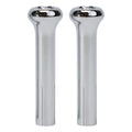 Chrome Door Lock Knobs Pair for Pontiac Buick Chevrolet (1971)