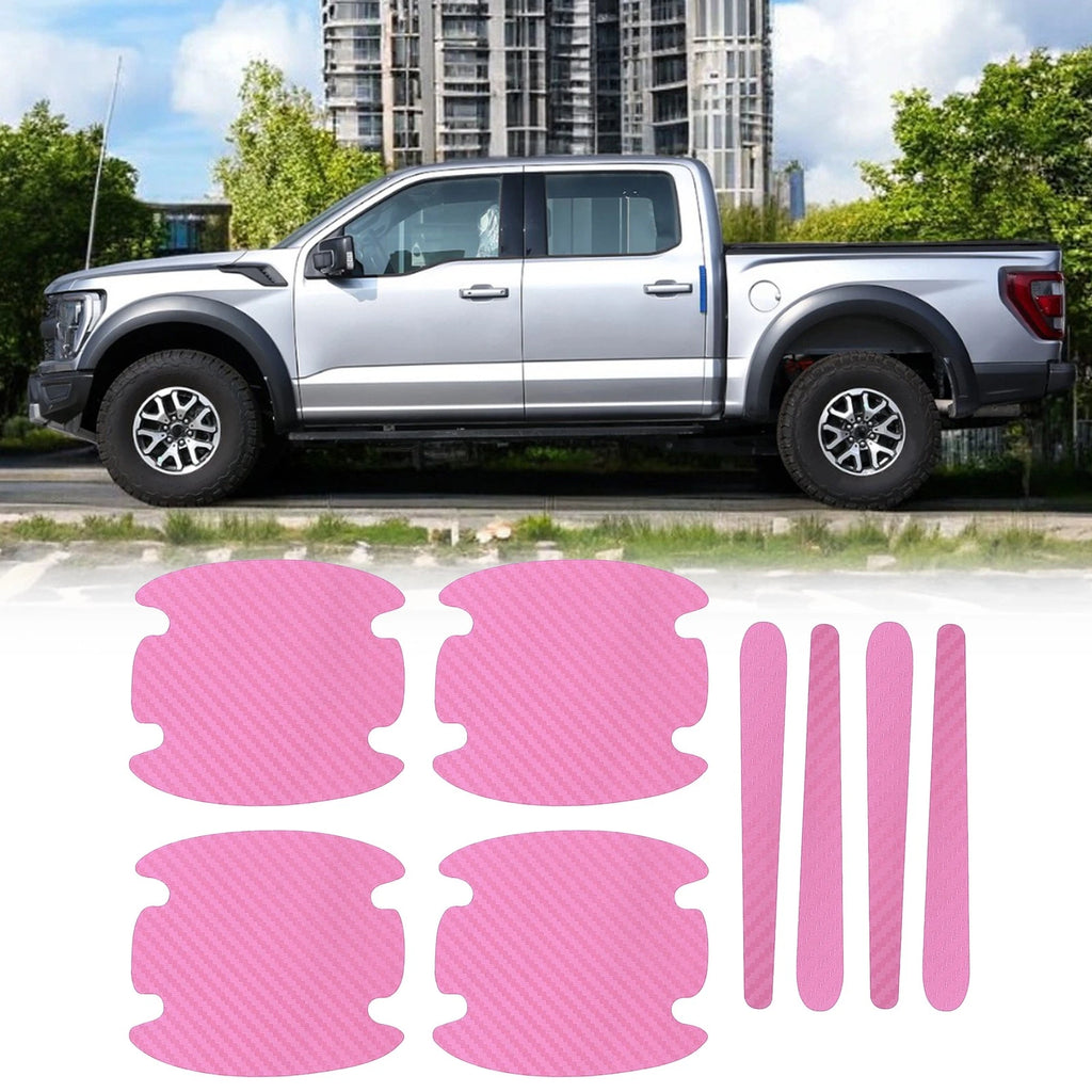 Car Door Cup Protector Sticker for Universal Fit (92x98mm) - Pink