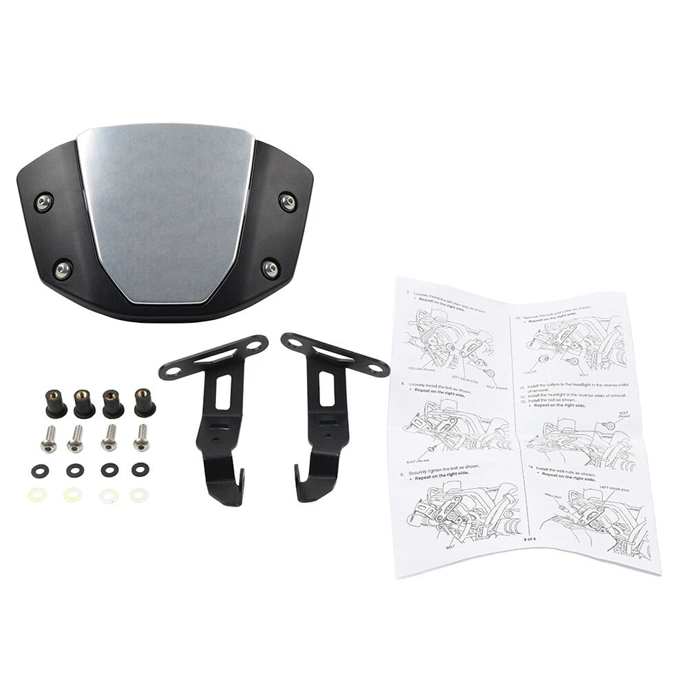 Front Windshield Fairing Wind Deflector for Honda CB650R (2017–2022)
