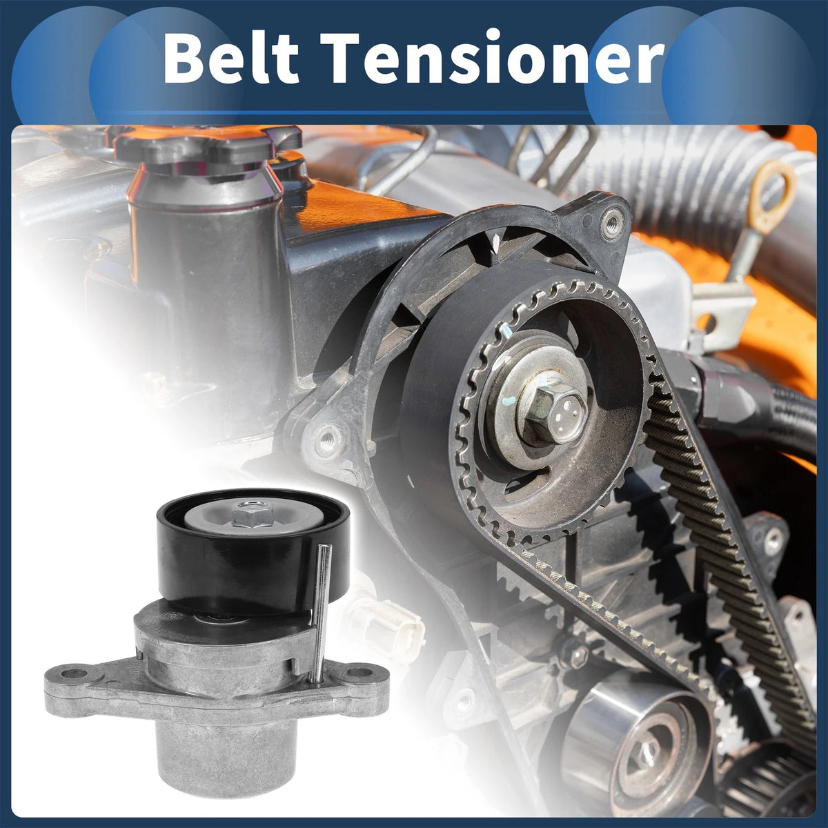 Belt Tensioner for Citroen Berlingo (2012) No. 9677061480 Metal 1 Pc