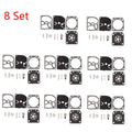 Set of 8 Carburetor Gasket Kit for Zama RB-129 C1M-W26A C1M-W26B C1M-W26C