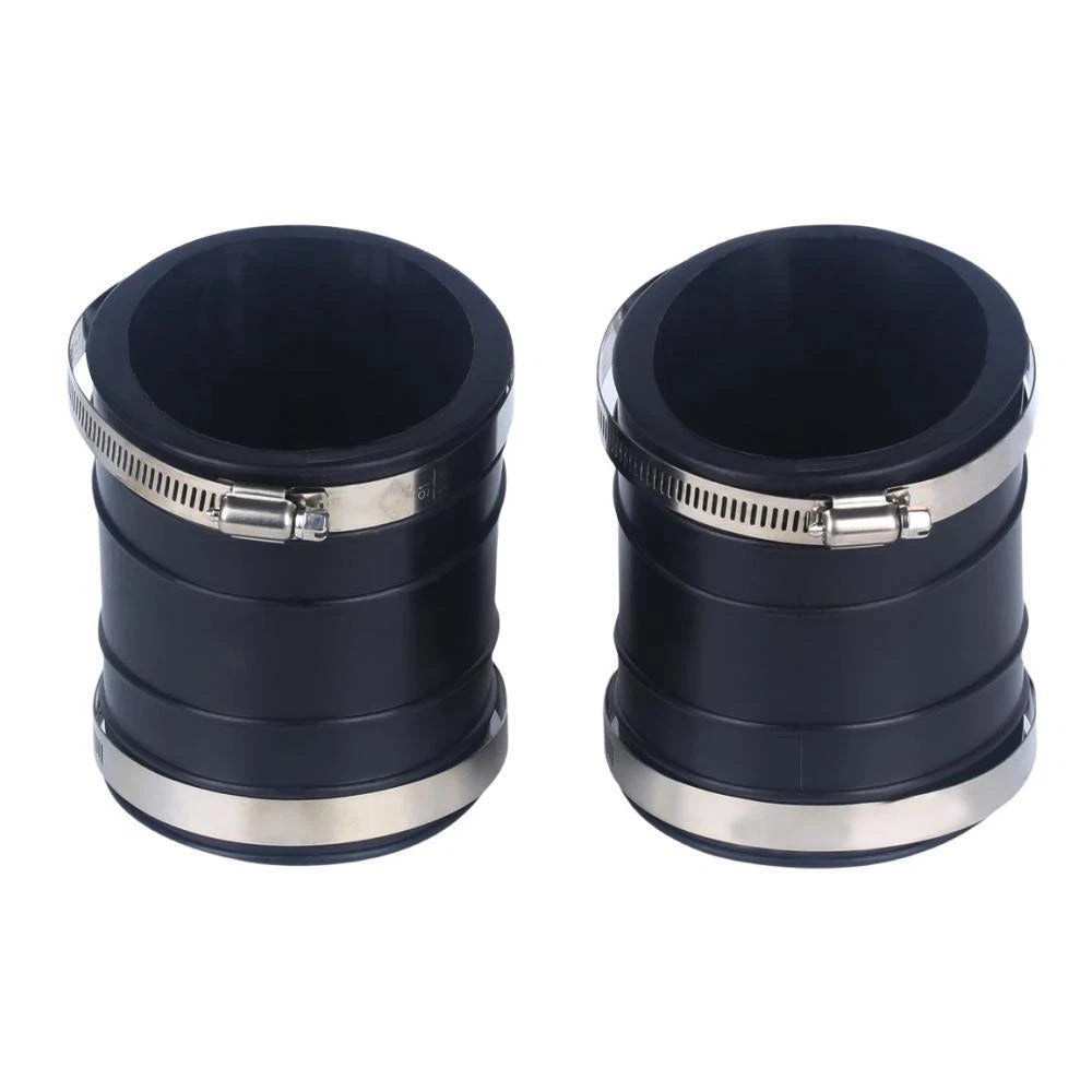 Set of 2 Lower Exhaust Bellow Tubes for Mercruiser Mercury (32-14358001, 32-14358T)