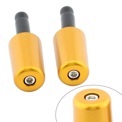 2X Handlebar Grips for Universal Motorcycle (50.8mm) - Gold