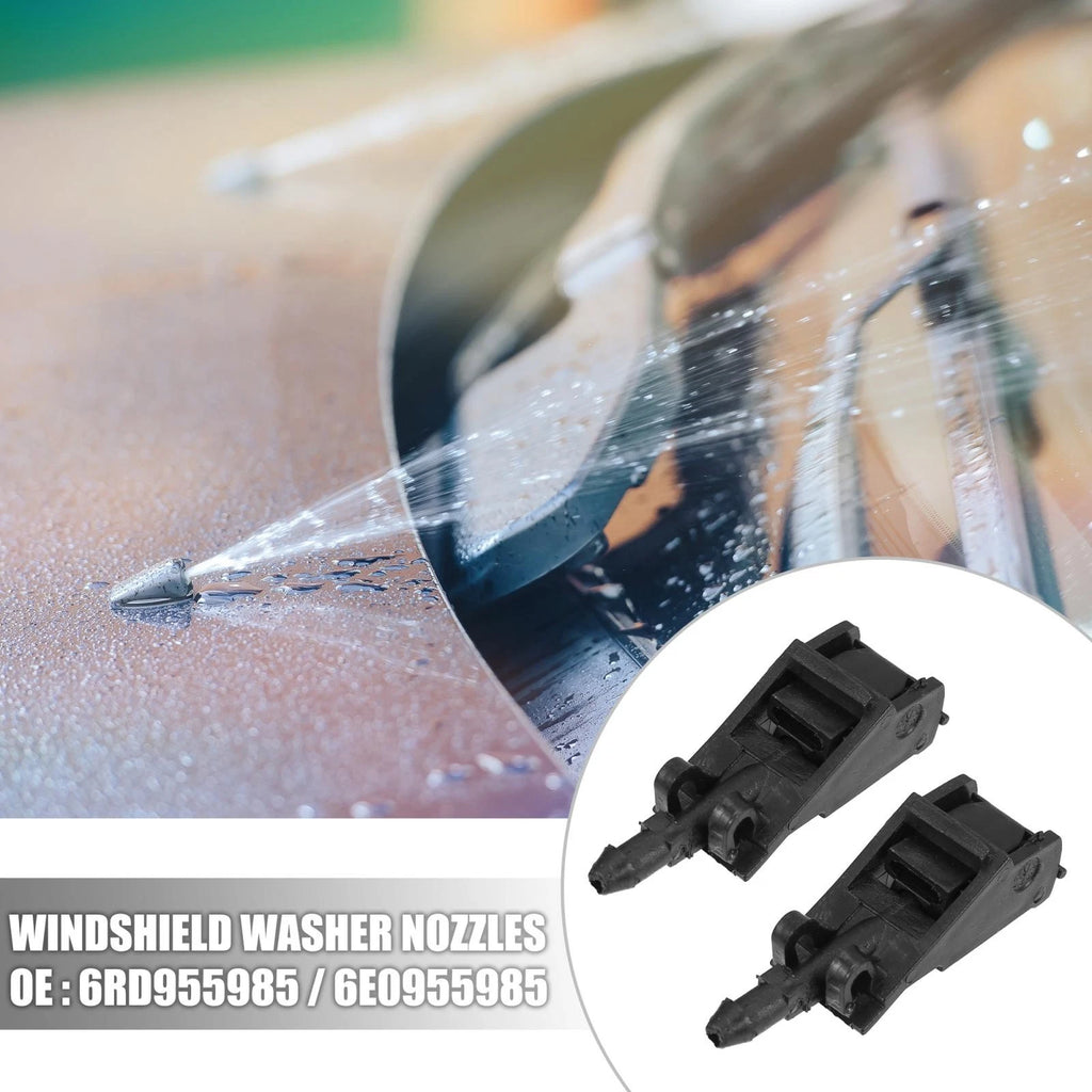 Front Windshield Wiper Nozzles Set for Volkswagen Golf (2009–2014)