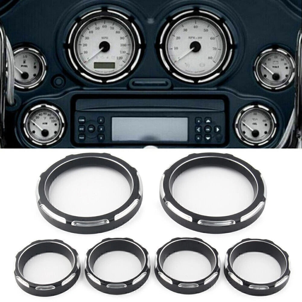 Speedometer Board Burst Gauge Bezel for Harley Touring FLHT FLHX (1996–2013)