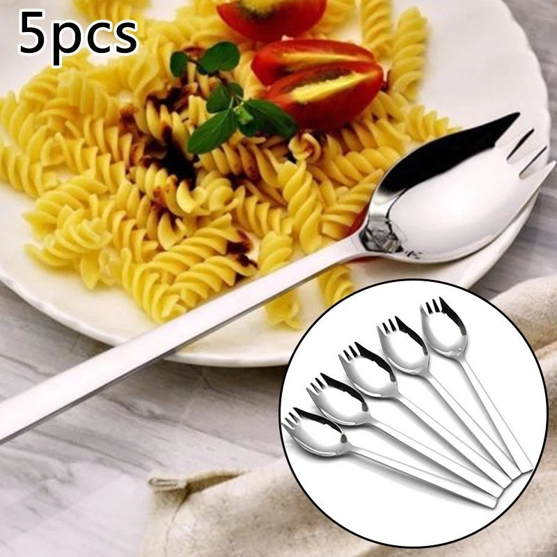 5-Piece Spork Set for Outdoor Picnic Tableware Tools