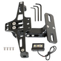 Tail License Plate Holder Bracket with LED Light for Motorcycle