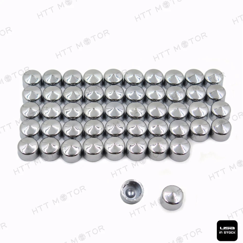 50 Piece Chrome Cap Dress Kit for Harley Touring (2007–2017)
