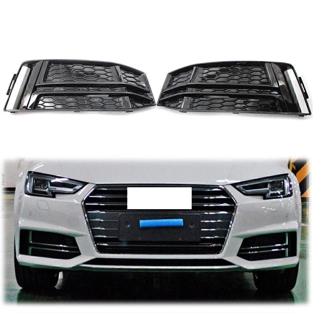 2X Front Bumper Lower Grille for Audi S4 A4 B9 (2017–2018)