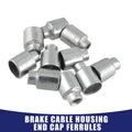 Brake Cable Housing End Cap Ferrules Replacement Kit for Universal (10 Pack)