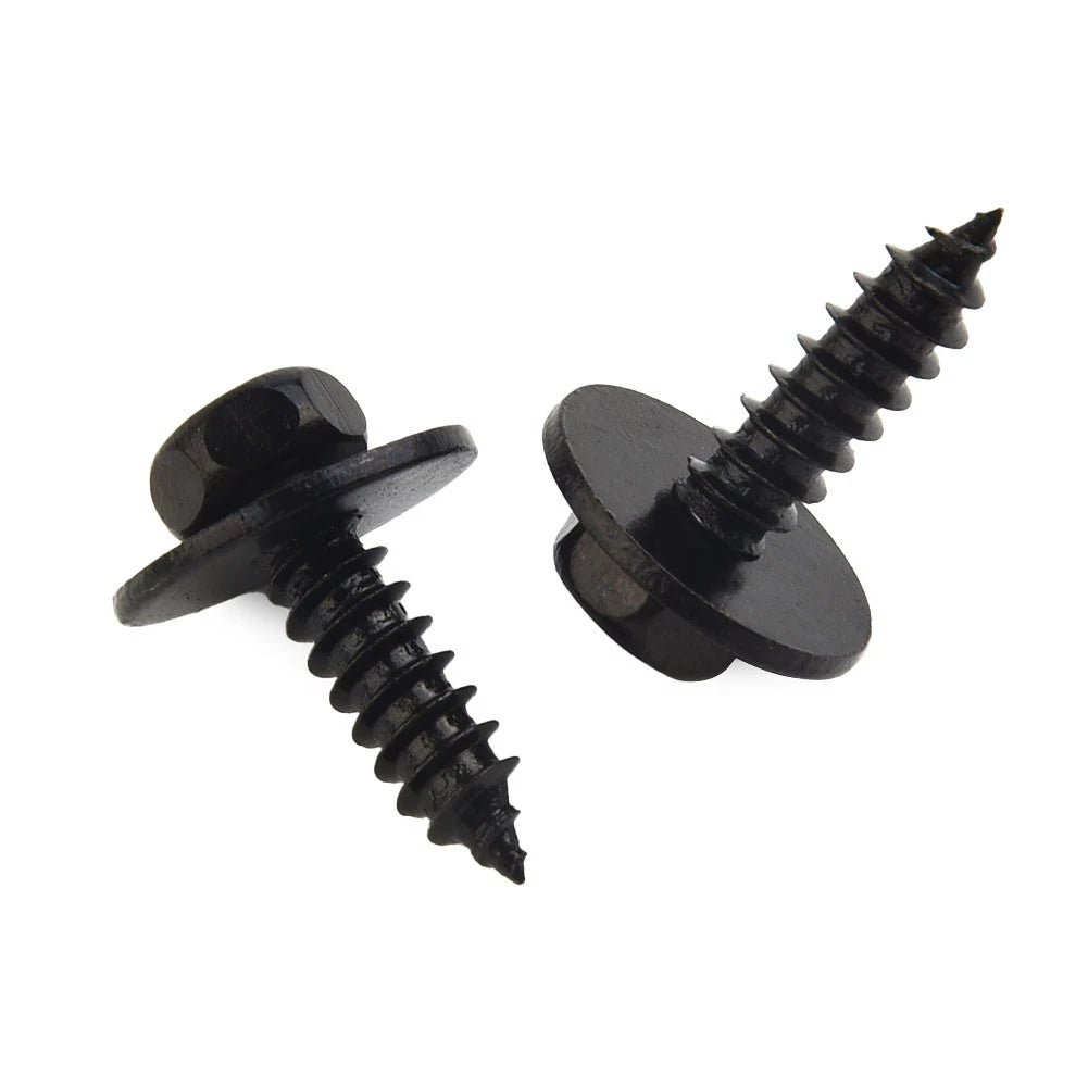 Self-Tapping Screws for Automotive Black Hex Washer Head (Universal)