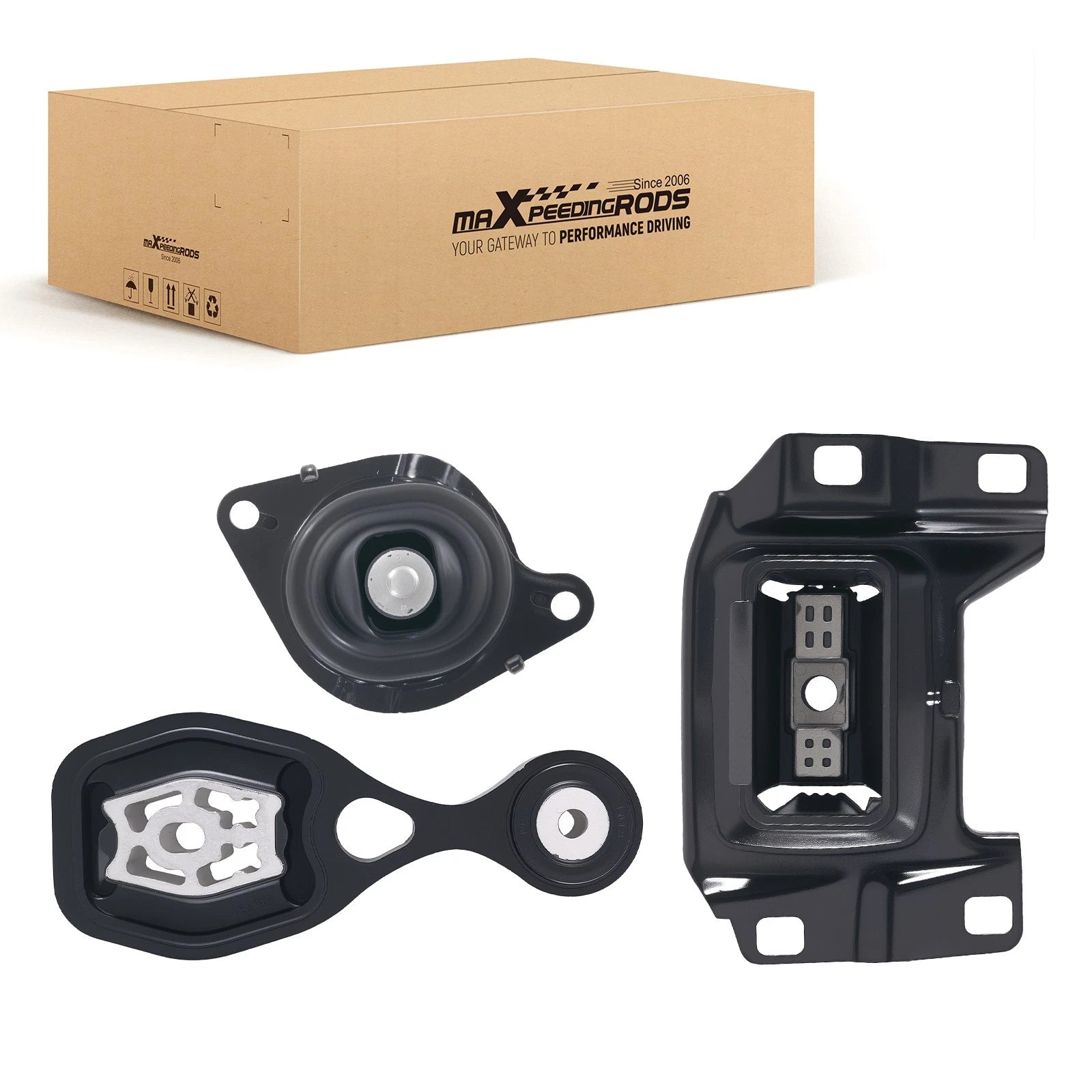 3X Engine Motor & Transmission Mount for Ford Explorer 2.3L (2016–2019) 3247