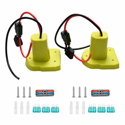 Ryobi 18V Battery Adapter Conversion Kit for Portable Fan (DIY 12V)