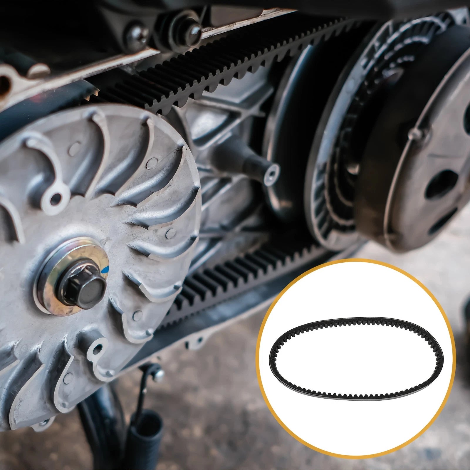 Drive Belt V Belt Replacement for Honda Elite CH150 (1985–1987) Motorcycle