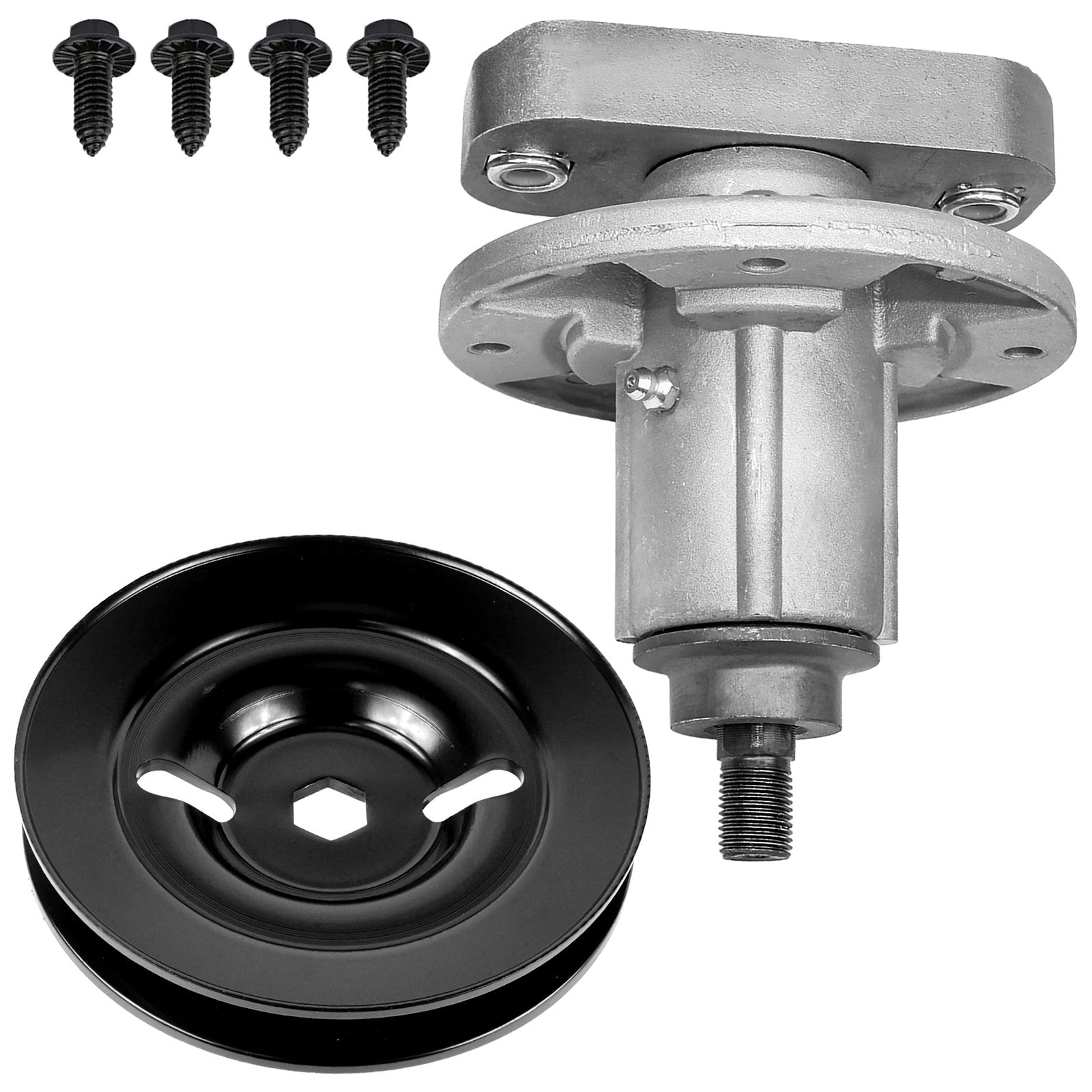 Deck Spindle Assembly and Pulley Replacement for John Deere Sabre 48" (1948–2018)