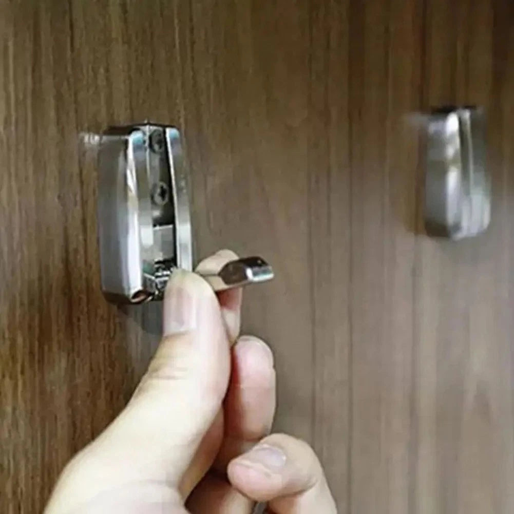 Chrome Wall Mount Coat Key Organizer for Any Room