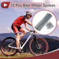Bicycle Spokes Set 192mm Carbon Steel Galvanized for 14G Wheel (192mm)
