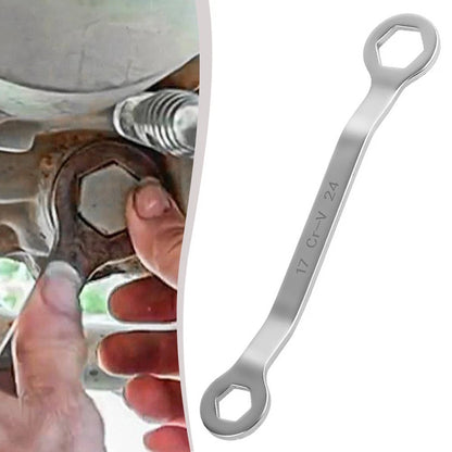 Curved Handle Oil Drain Wrench for Motorcycle Maintenance