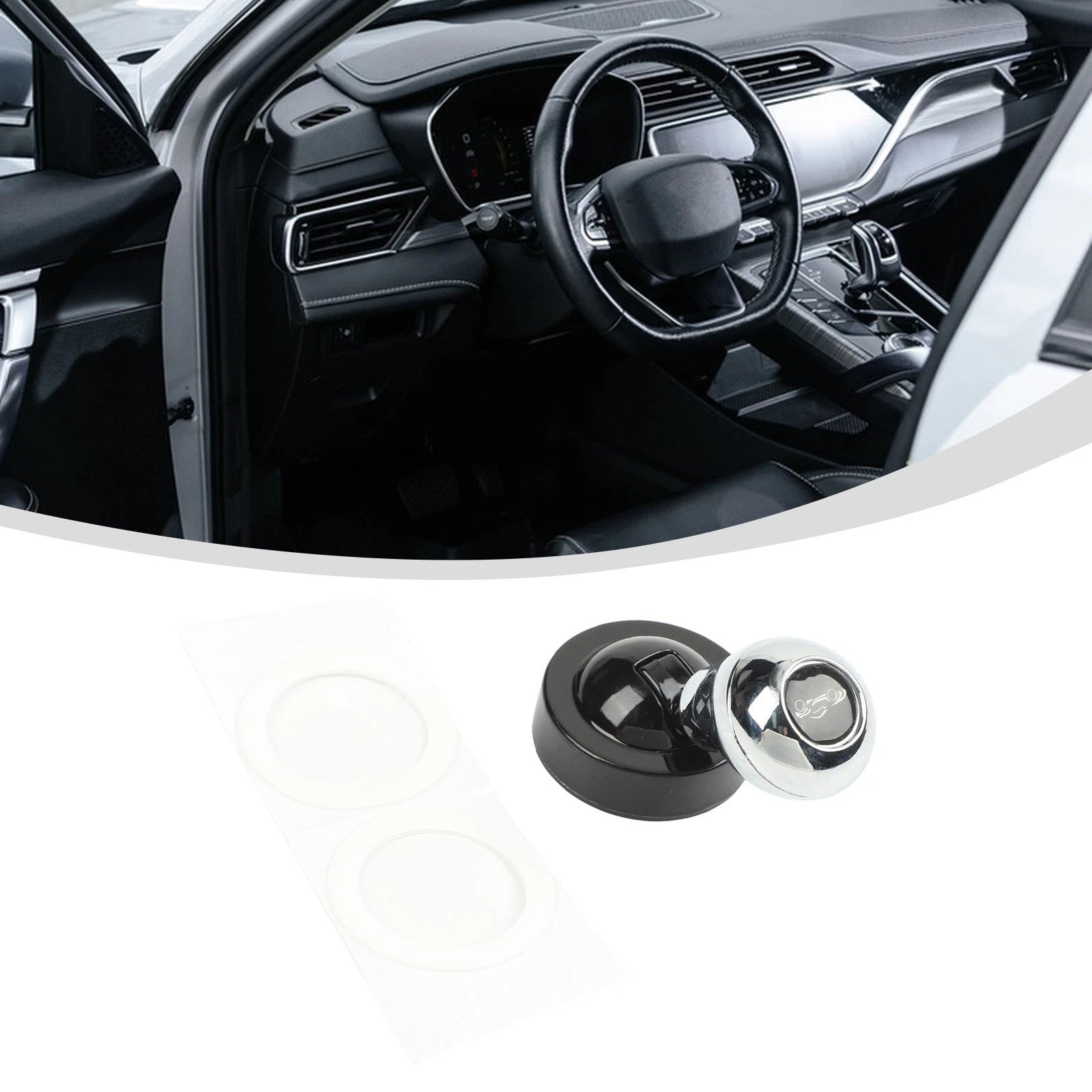 Start Button Lever Cover for Car (Metal Alloy)