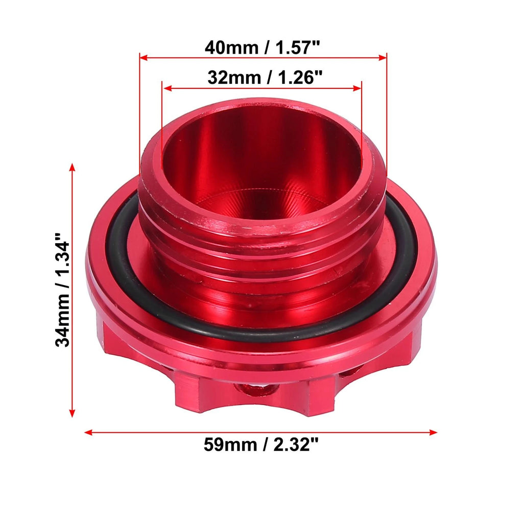 Aluminum Engine Oil Filler Plug Cover for Subaru (2010–2020)