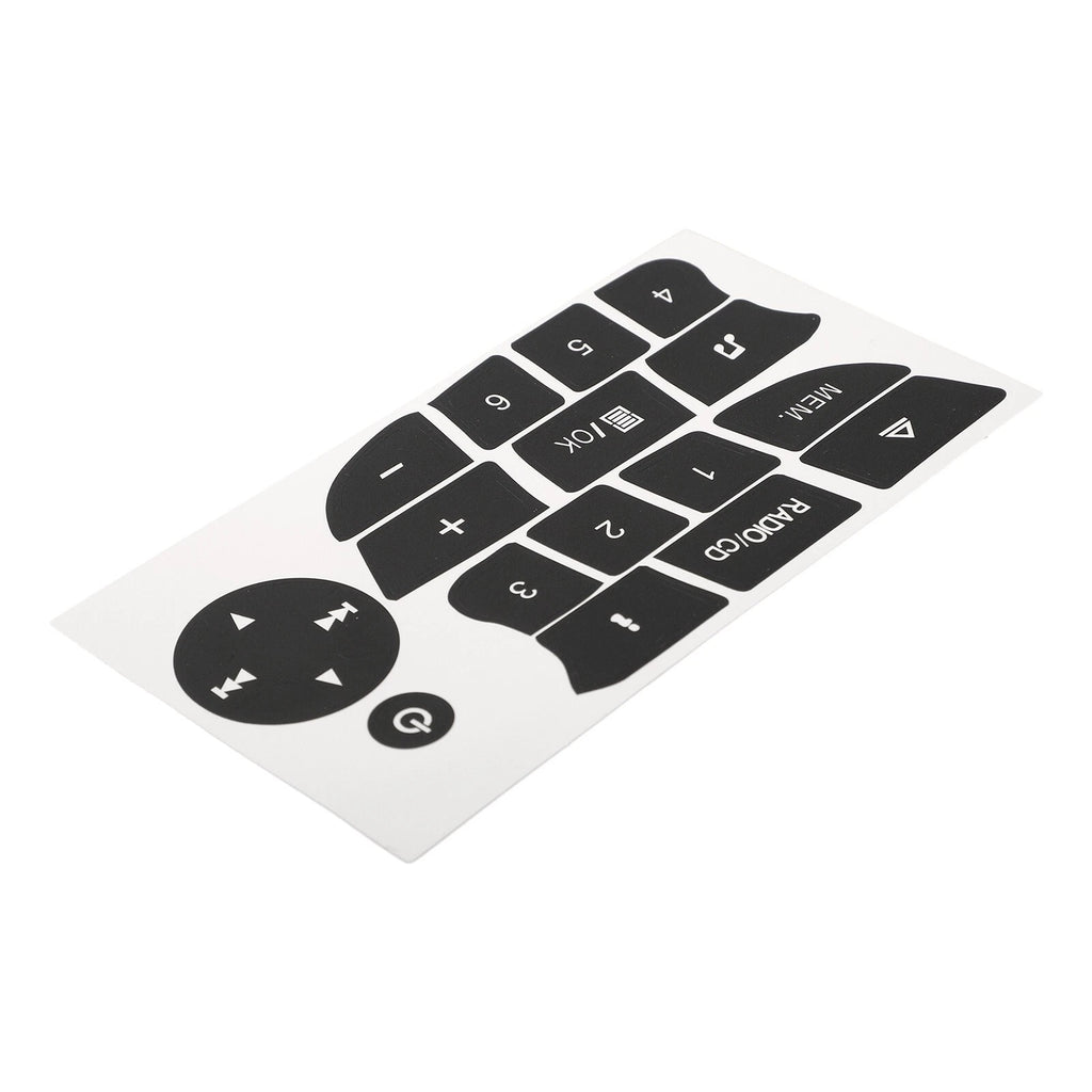 Control Board Radio CD Button Decals for Renault