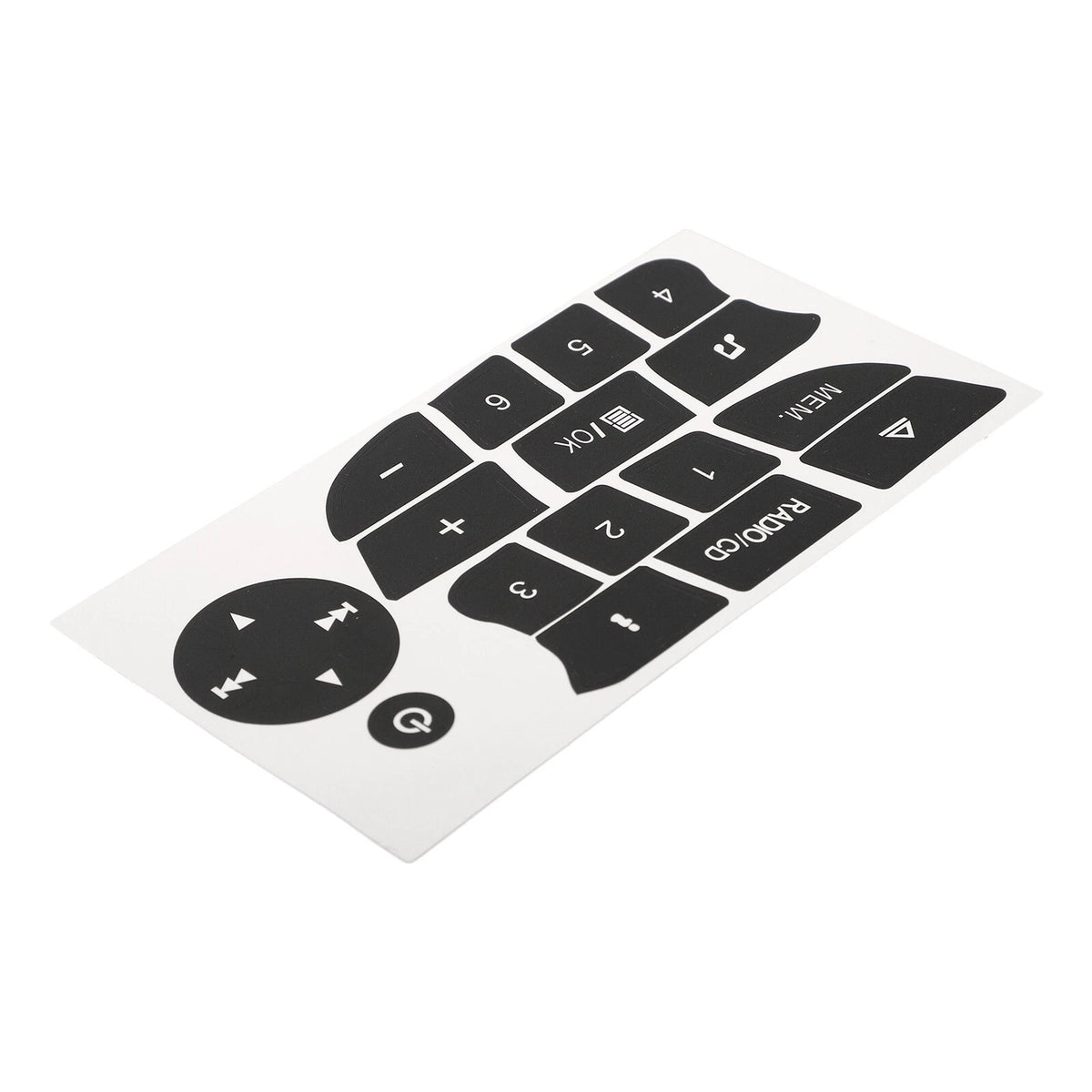 Control Board Radio CD Button Decals for Renault