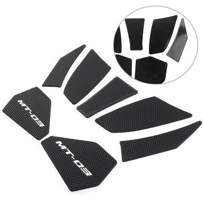 Tank Side Knee Pads for Yamaha MT-03 (2021–Present) Rubber Grips Black