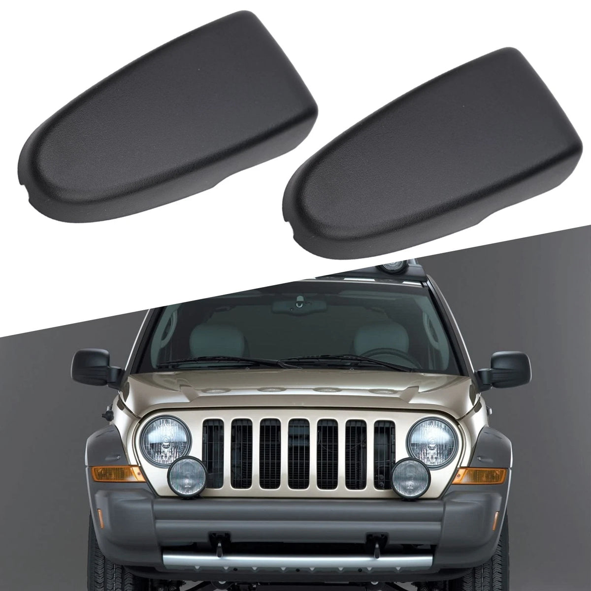Easy Installation Rear Gate Hatch Hinge Covers for Jeep For Liberty KJ
