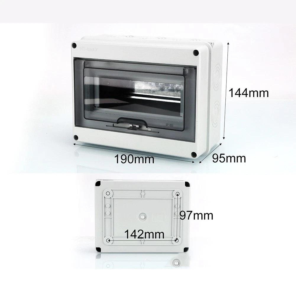 8 Way Circuit Breaker Distribution Box for Indoor Outdoor Use