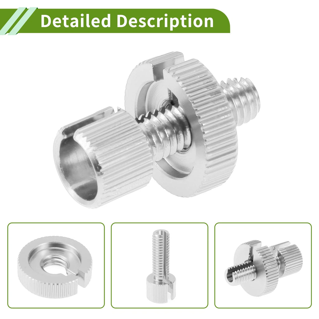 4 Pcs M8 Aluminum Clutch and Brake Cable Adjuster Screws for Motorcycle (Universal)