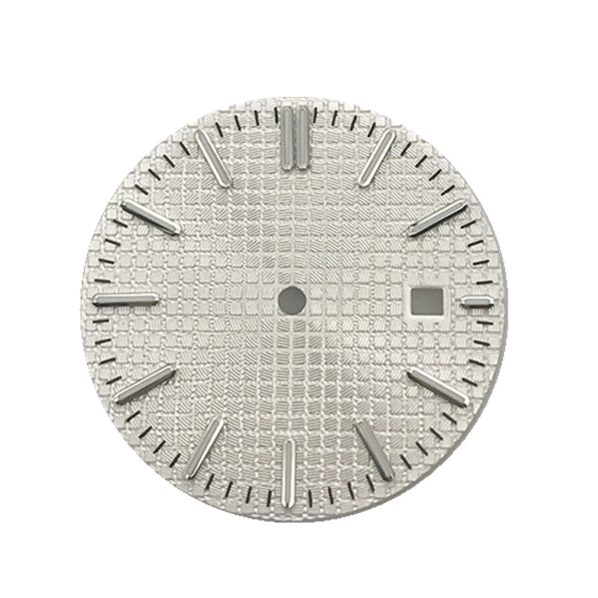 31.7mm White Single Date Watch Dial Face for DG2813 Movement
