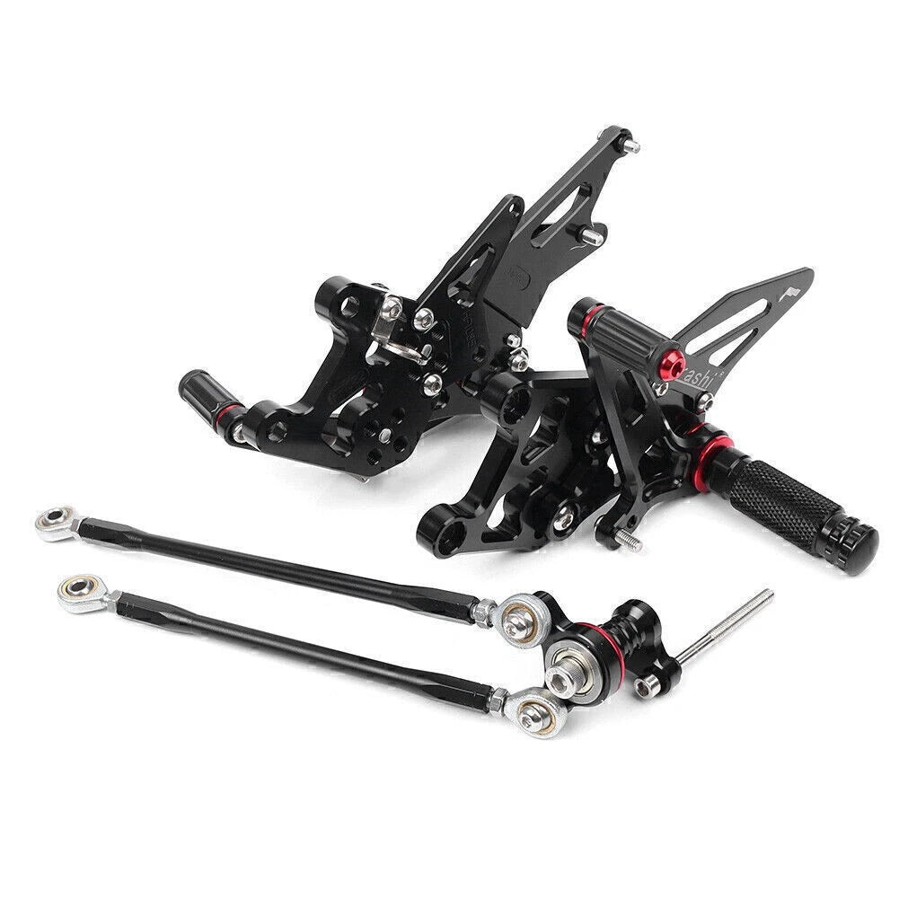 Adjustable CNC Rear Sets Foot Pegs Kit for Honda CBR600RR (2009–2018)