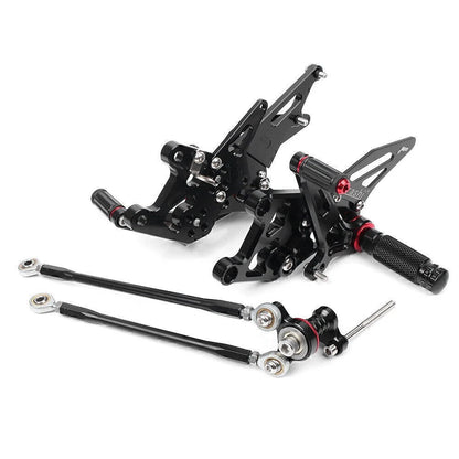 Adjustable CNC Rear Sets Foot Pegs Kit for Honda CBR600RR (2009–2018)