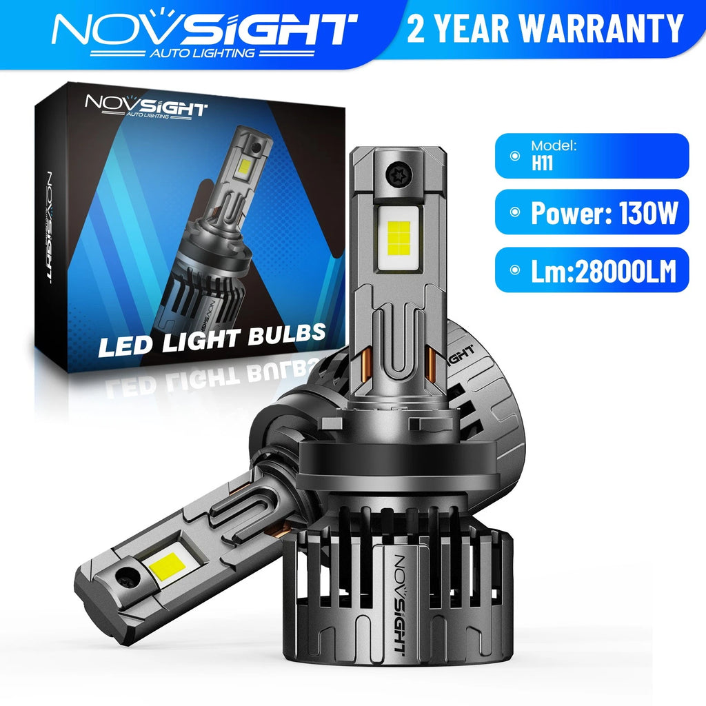 2X H11 LED Headlight Bulbs Conversion Kit 28000LM 6500K for