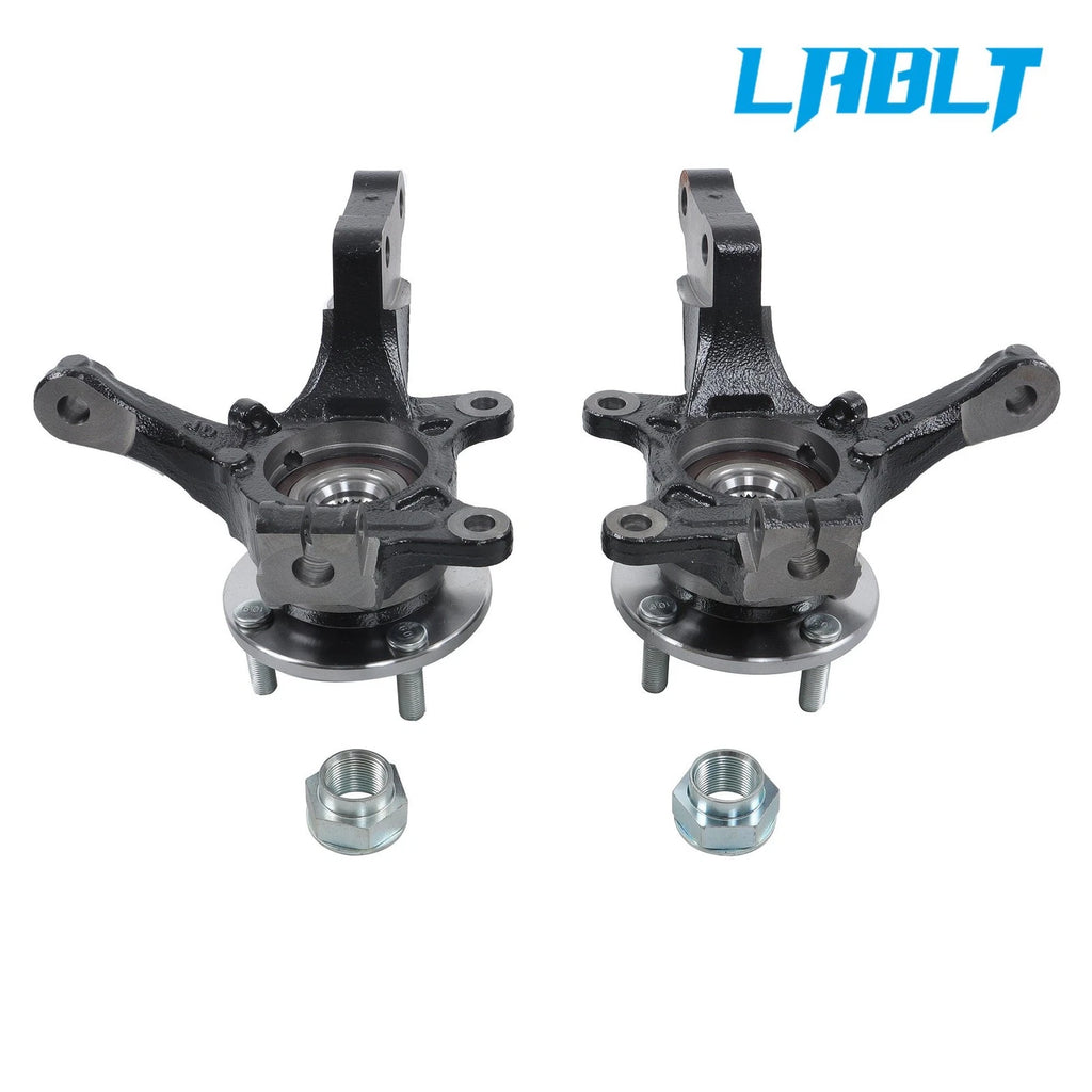 Front Left Right Knuckle & Wheel Hub Bearing for Nissan Versa (2013–2019)