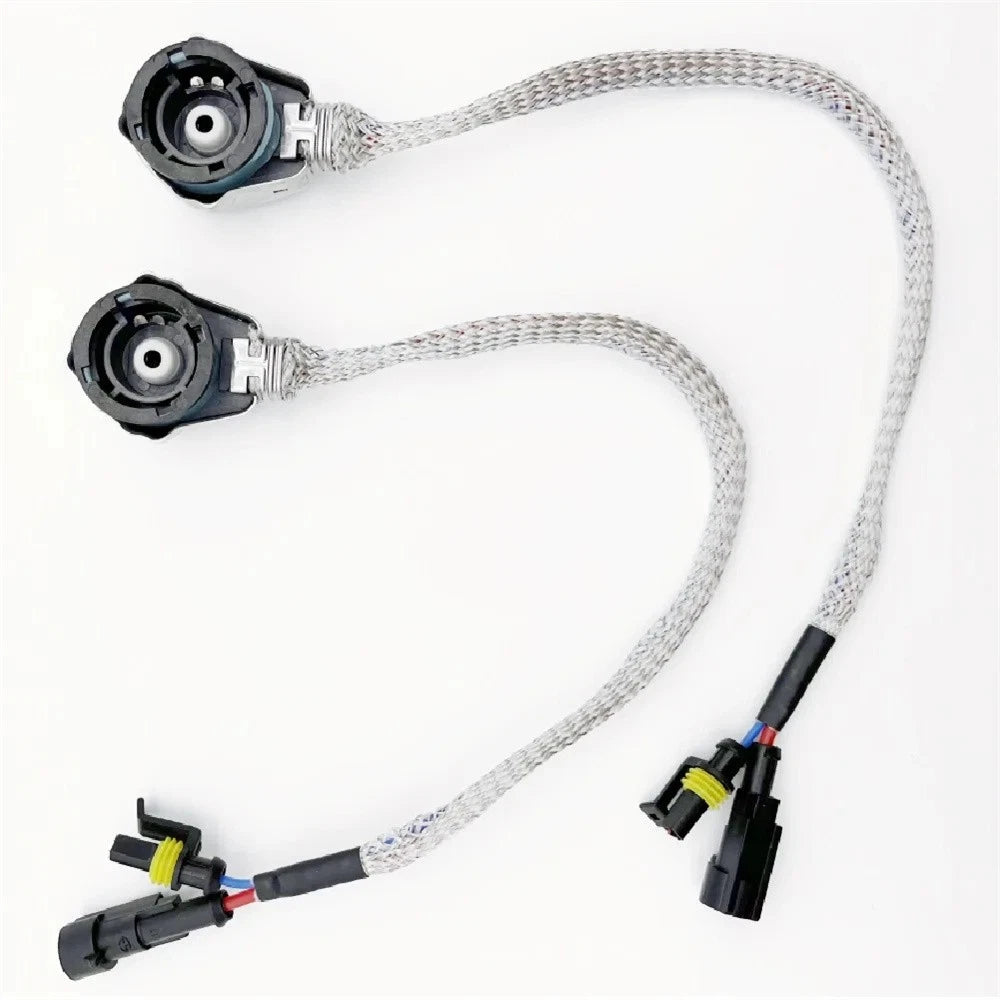 D2S D2R HID Xenon Bulb Adapters Wire Harness Connector Cable Socket 3A 35W/55W