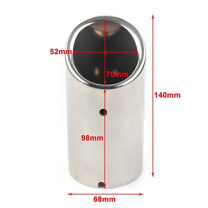 Rear Exhaust Pipe Tail Muffler Tip for VW Golf 5 6 7, Jetta 6, Passat 1.4T TSI (2003–2020)