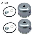 Set of 2 Carburetor Float Bowls for Briggs & Stratton (495933, 494378, 693614)