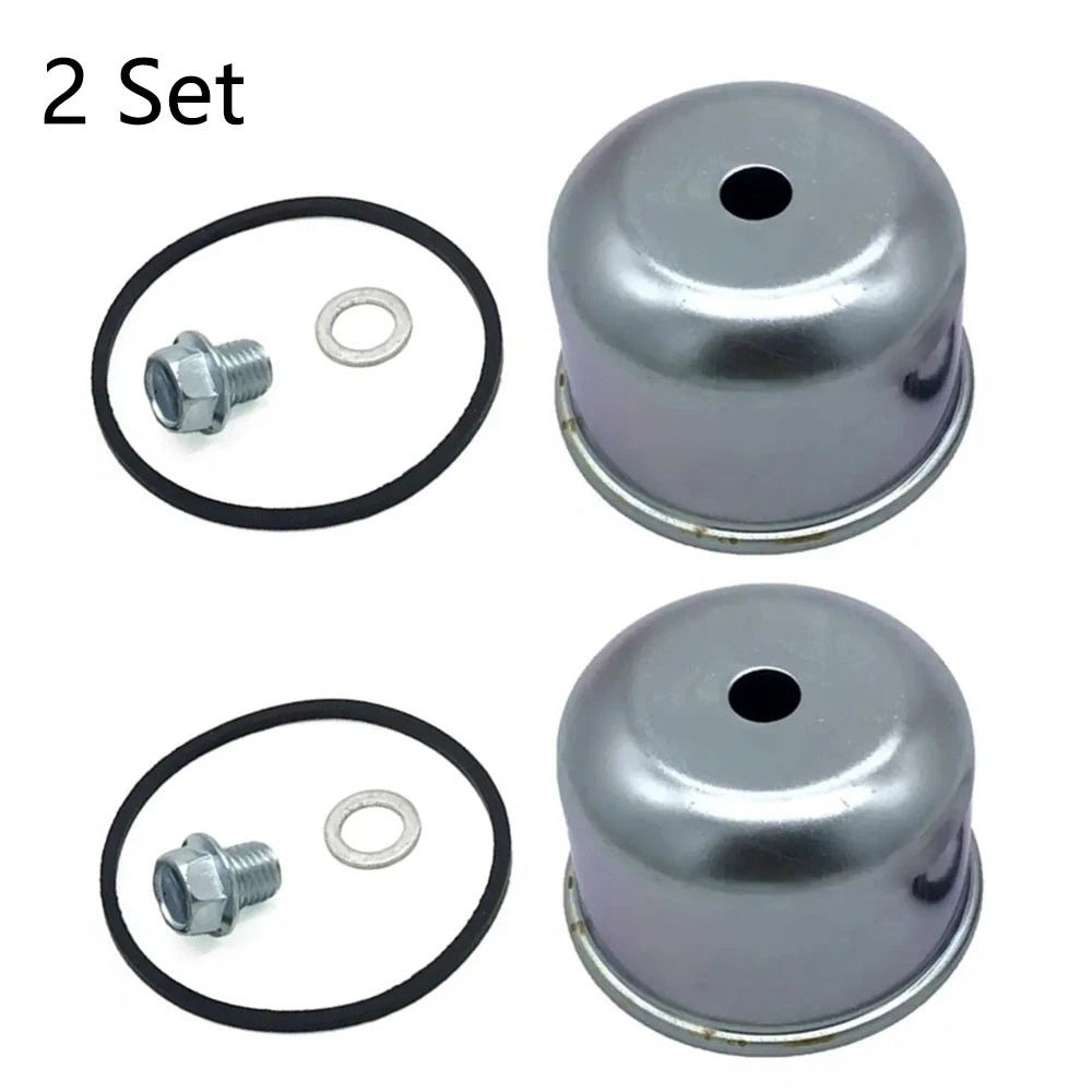 Set of 2 Carburetor Float Bowls for Briggs & Stratton (495933, 494378, 693614)